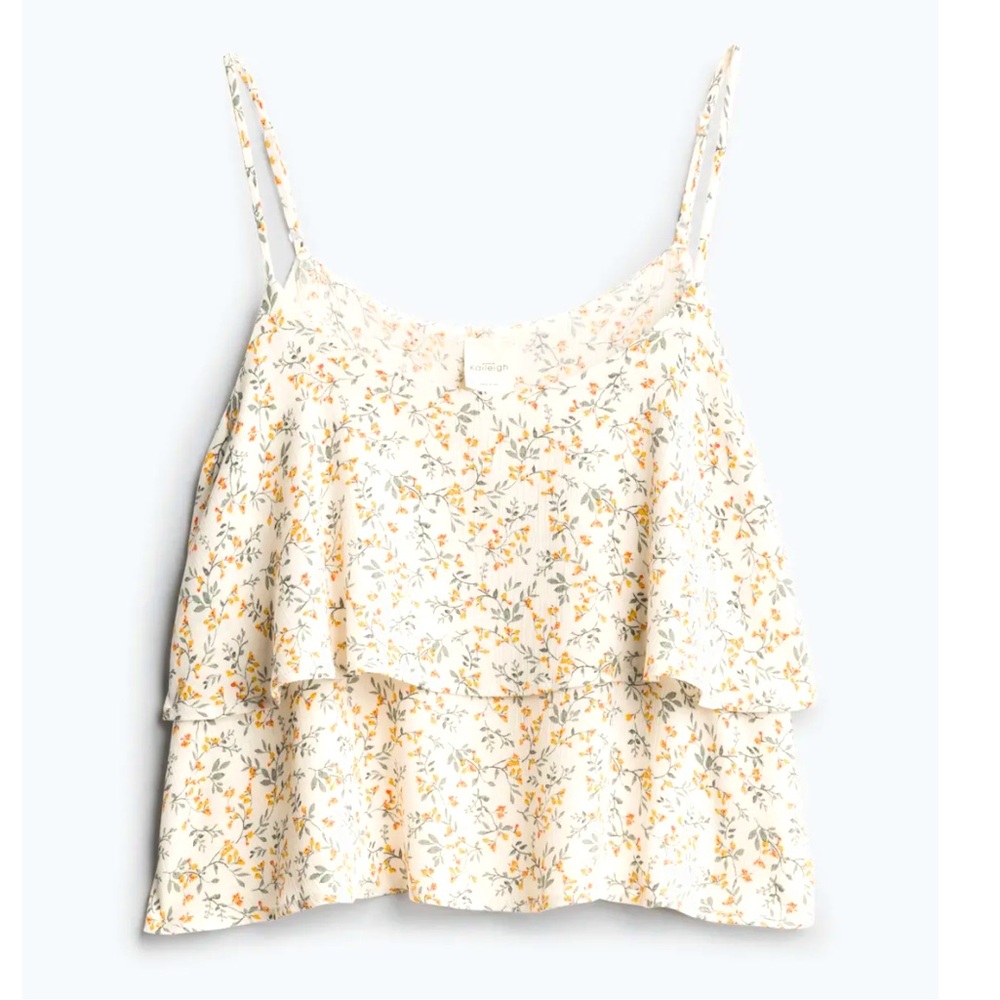 KAILEIGH Abagail Tiered Top Size Large